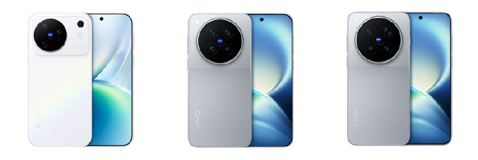 vivo X500系列三款放在一起对比
标准版的设计反而最耐看
背面简洁干净
没有多余的装饰元素
整体感比其他两款更协调 ​