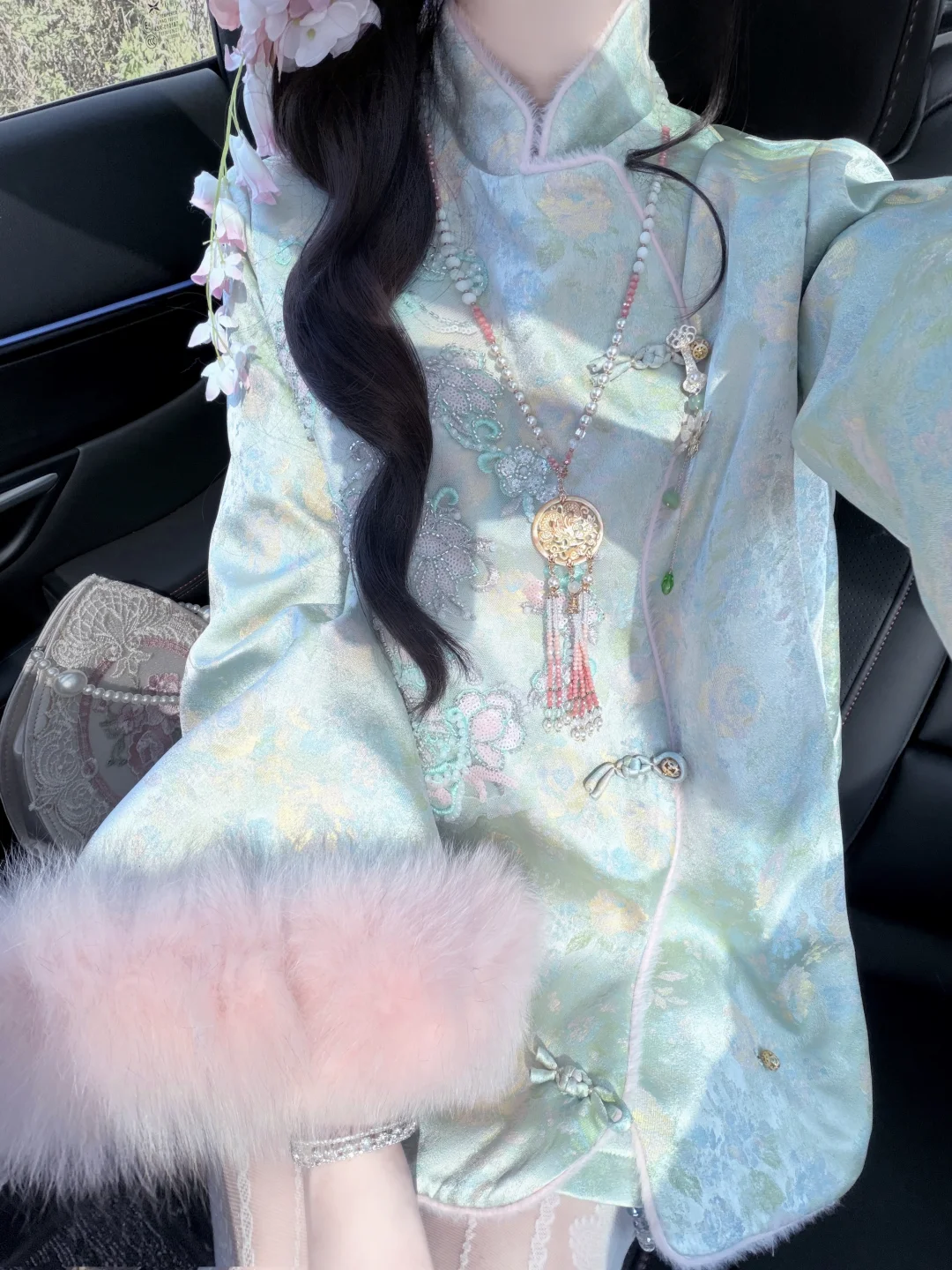 图1还是图2！！毛茸茸的新中式～🎀