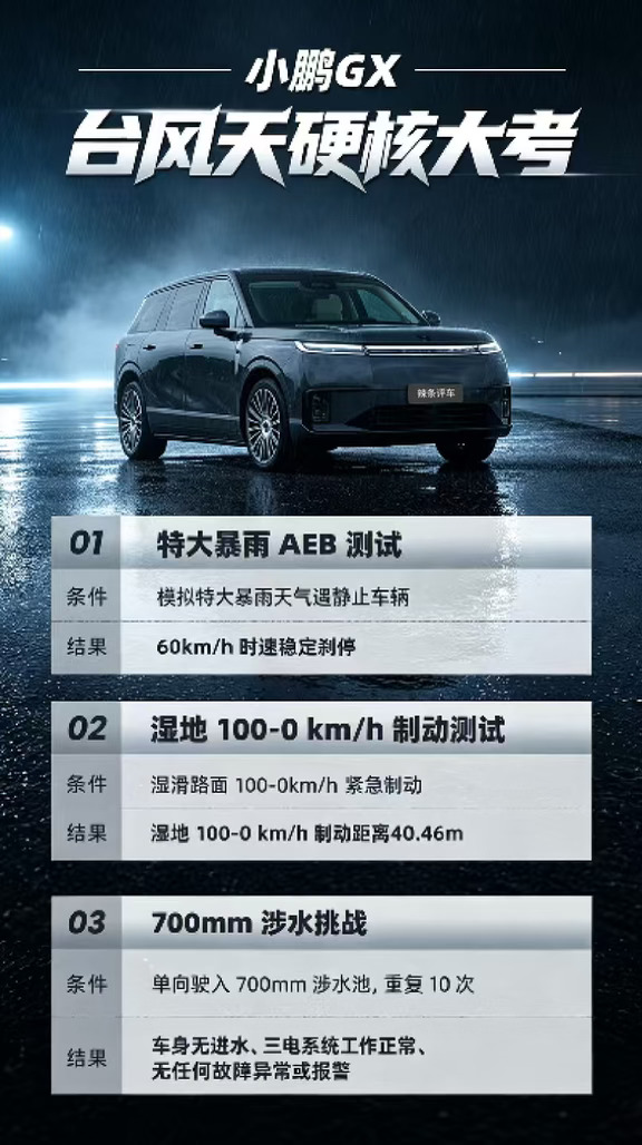 暴雨出行，旗舰 SUV 安全实测