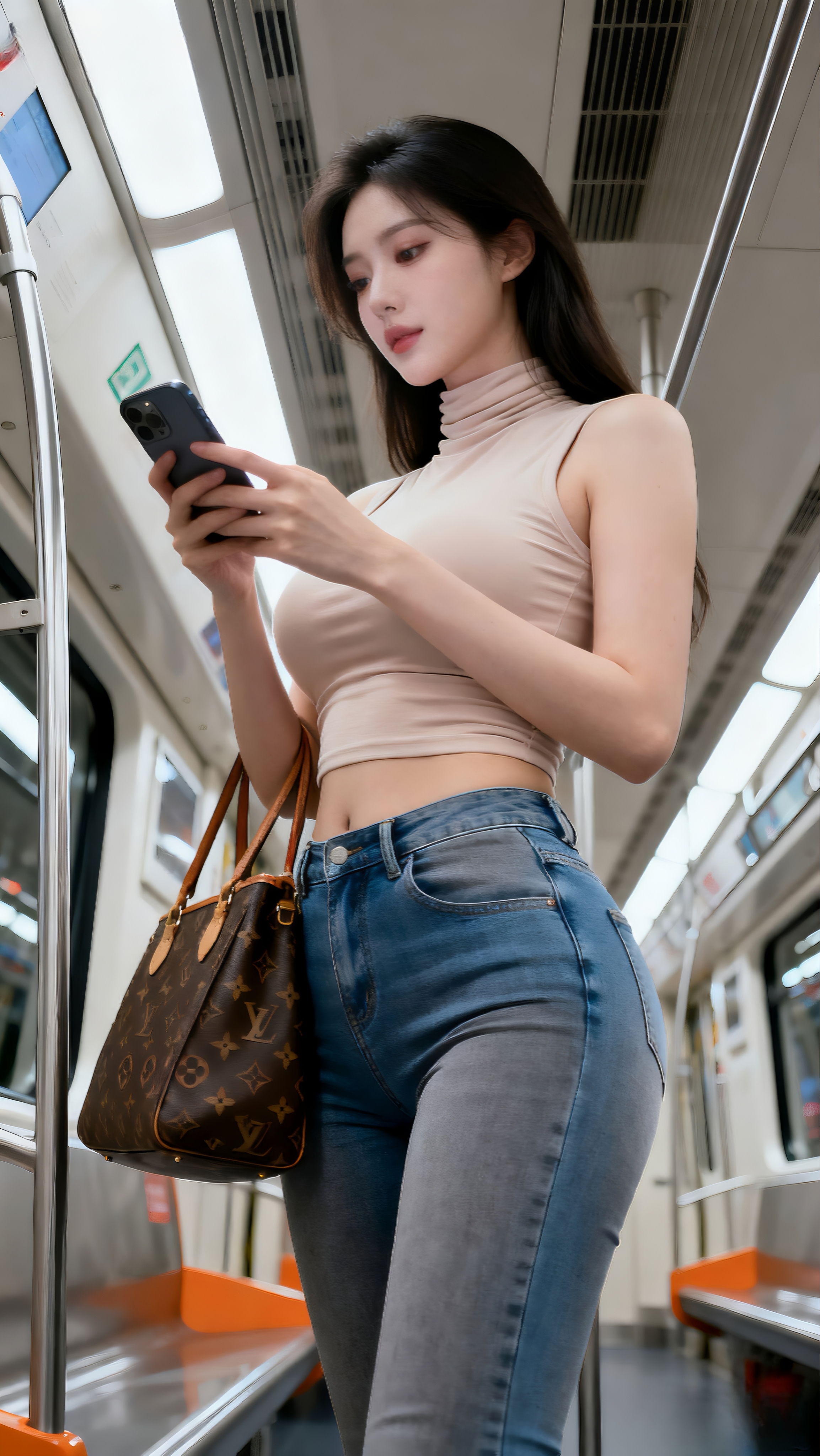 一起分享你遇到的地铁美女