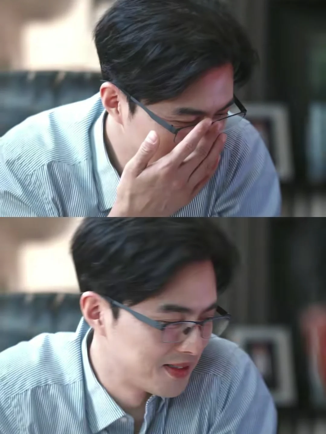 怎么又一个推眼镜这么帅的男人