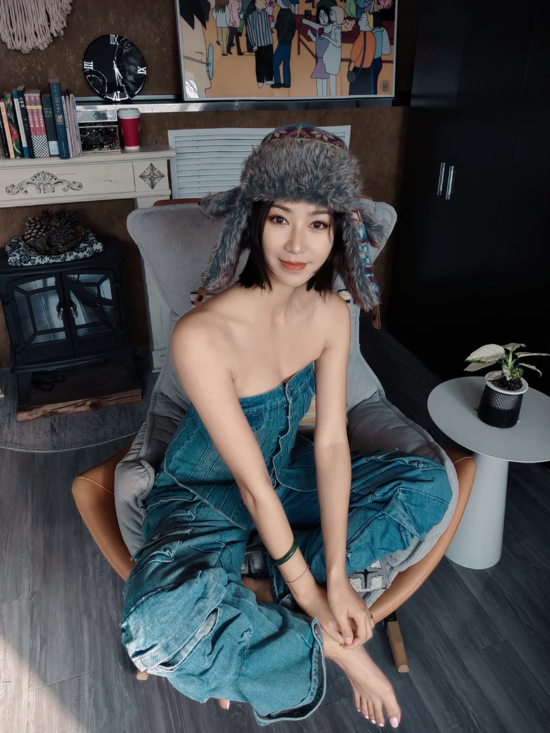 今天是蓝调女孩～💙