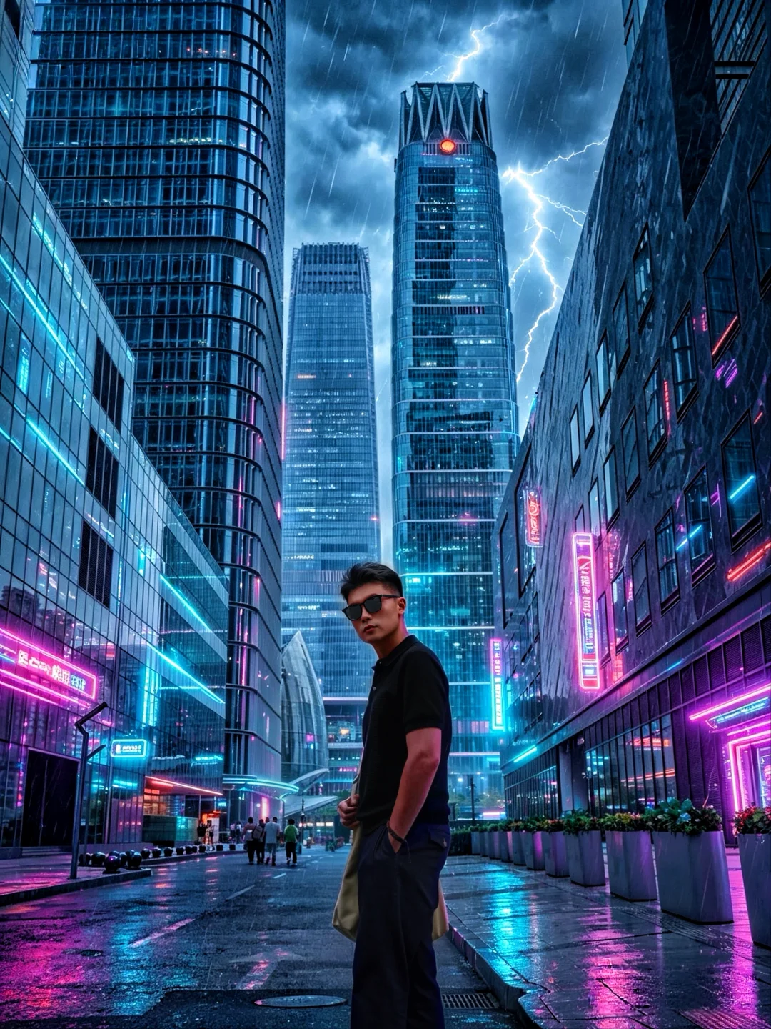 Luke我到北京了❗️在国贸拍到了井柏然没拍的