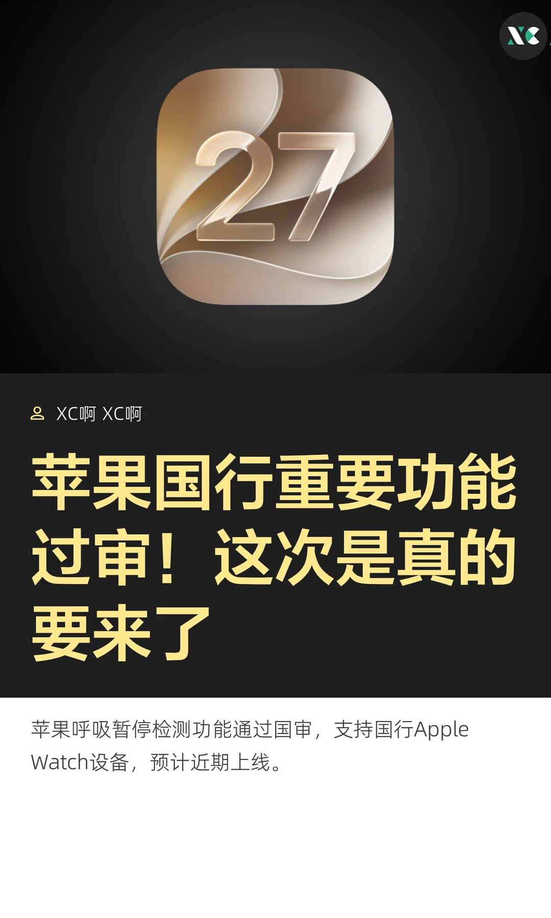 苹果国行重要功能过审！这次是真的要来了