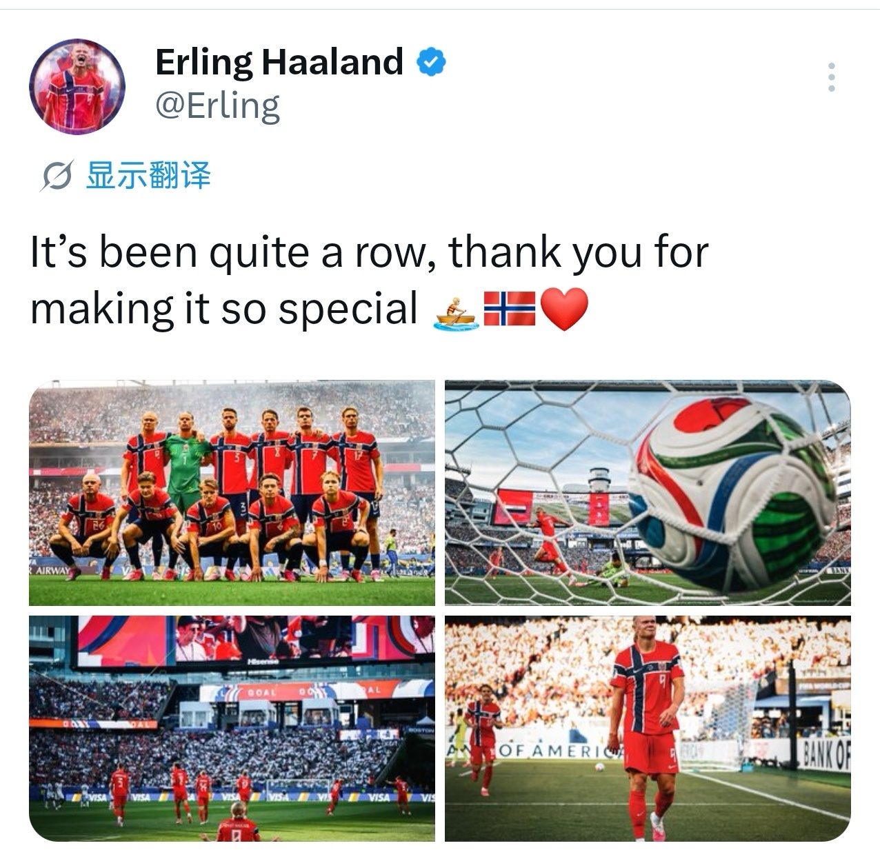 been quite a row, thank you for mak...