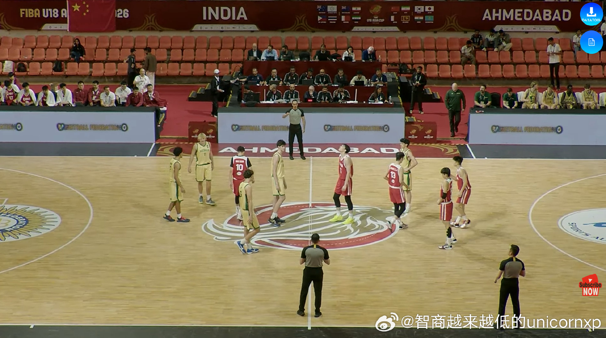 U18亚青赛决赛开打，U18国青加油#中国男篮# ​