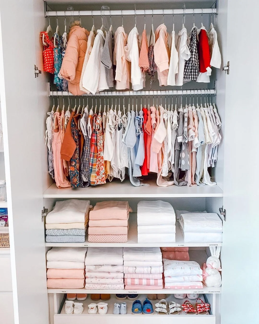 100个儿童衣柜收纳技巧🐻整齐又好拿
