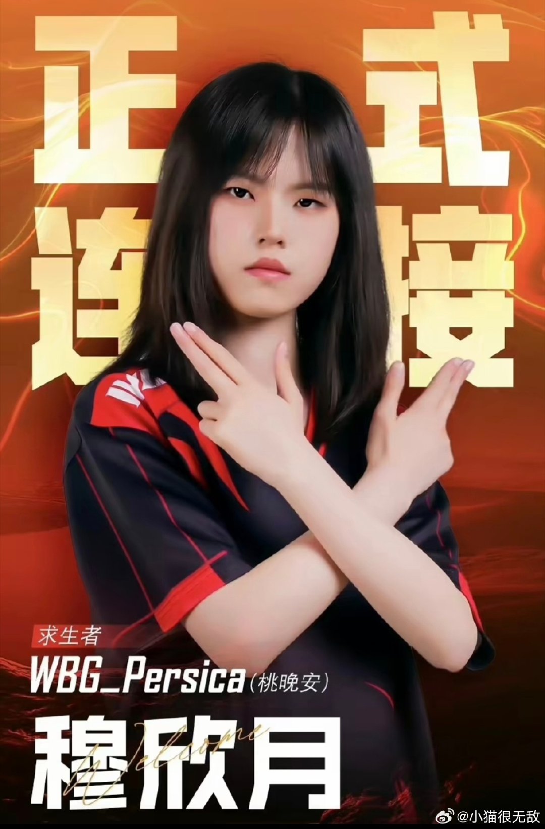 第五人格选手名单央媒正式官宣，本届yyh电子竞技唯一女首发是桃晚安twa(穆欣月)。

#桃晚安亚运会唯一女性电竞运动员##第20届亚运会中国体育代表团名单# ​​​