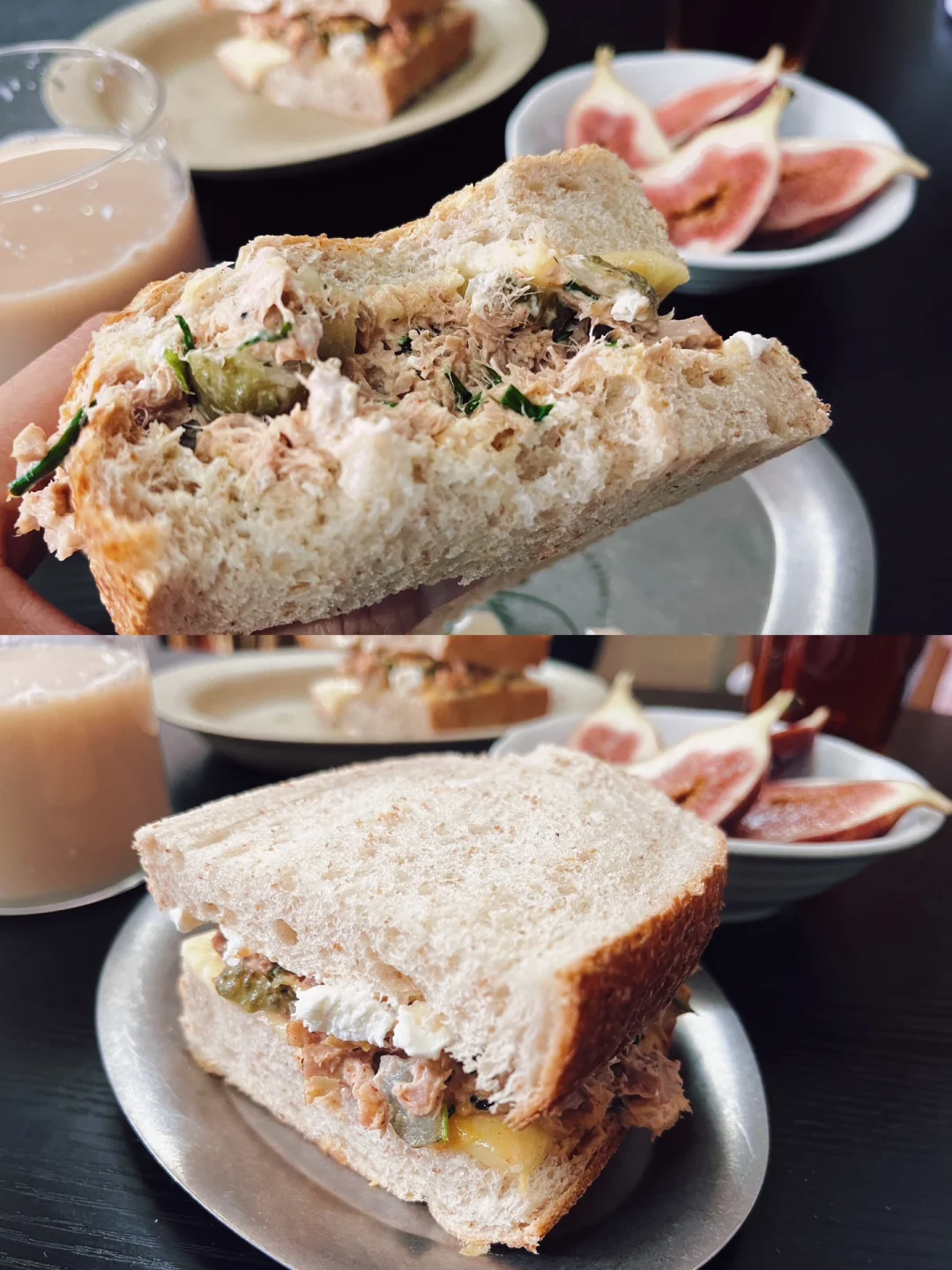 ☀️｜不用开火🔥的🐟金枪鱼三明治🥪