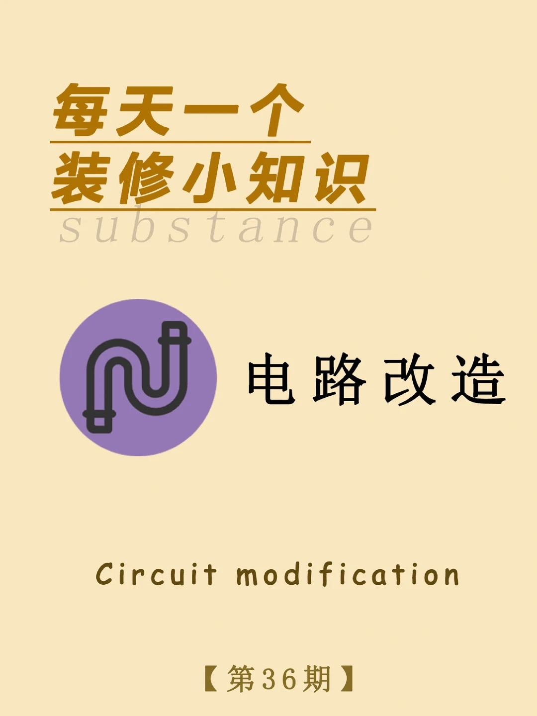 每天一个装修小知识：电路改造