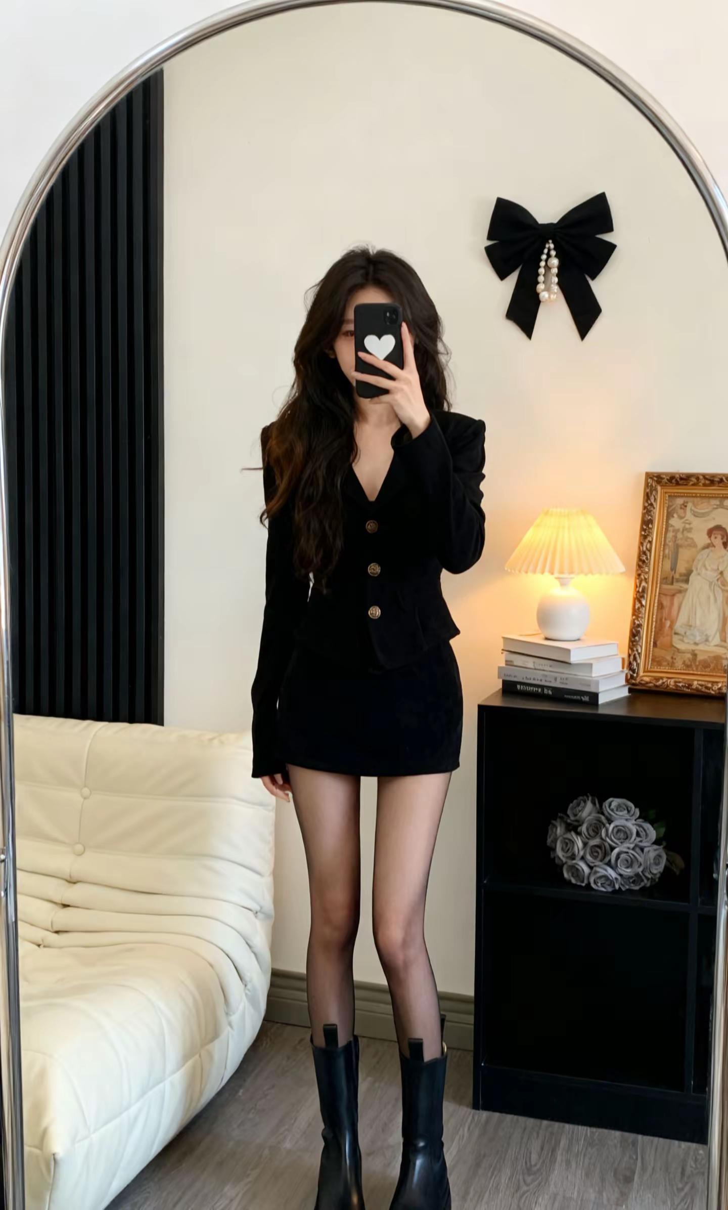 <p>辣妹穿搭 黑色高级感穿搭 显高显瘦穿搭 高级感穿搭 御姐风穿搭 ...