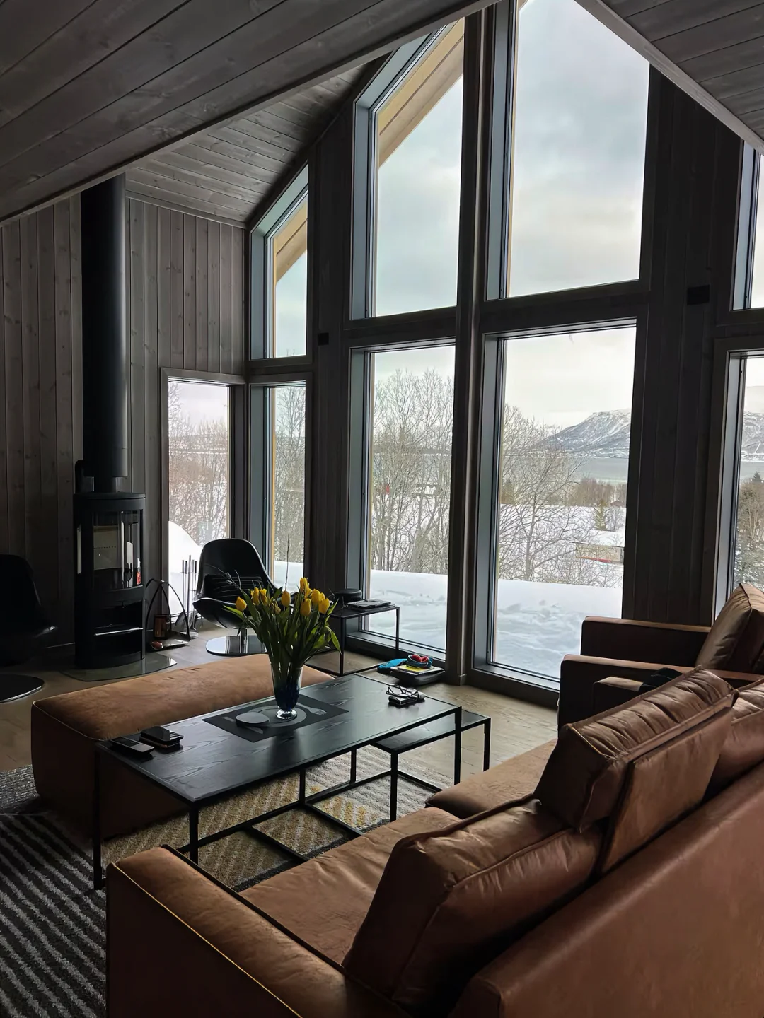 特罗姆瑟绝美小木屋民宿❄️可以在窗前坐一天