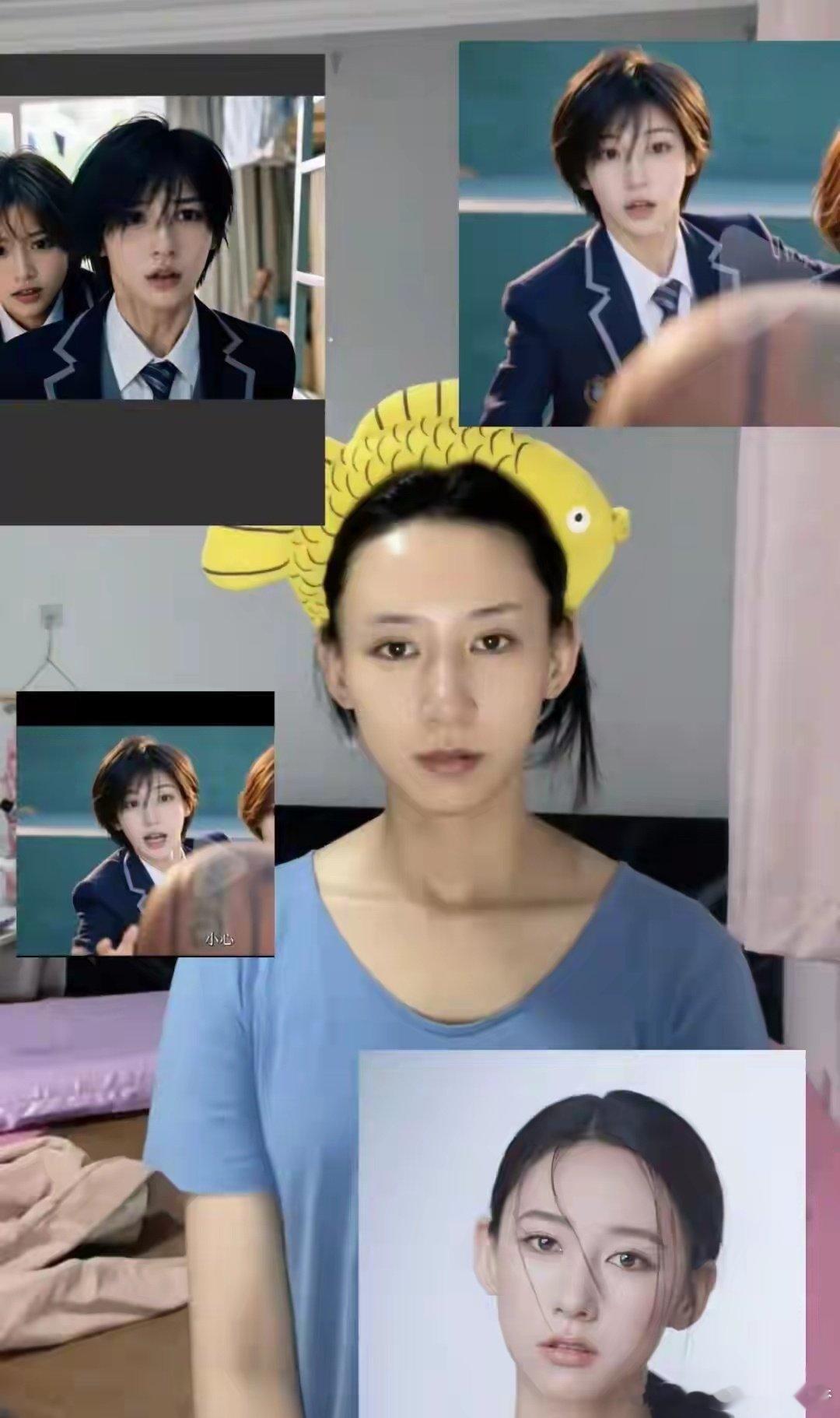 博主举报AI漫剧主角与自己写真高度重合    你们觉得这像吗 ​