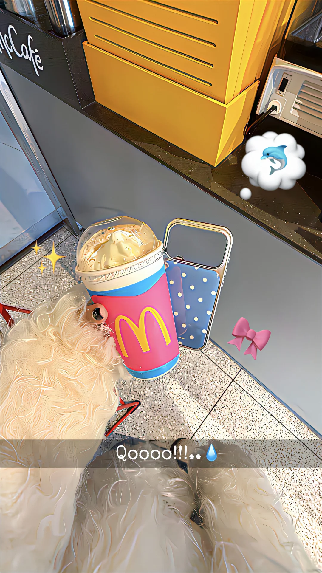 啊啊啊！！💭终于！喝到麦炫酷💧Qoooo..!! 💖