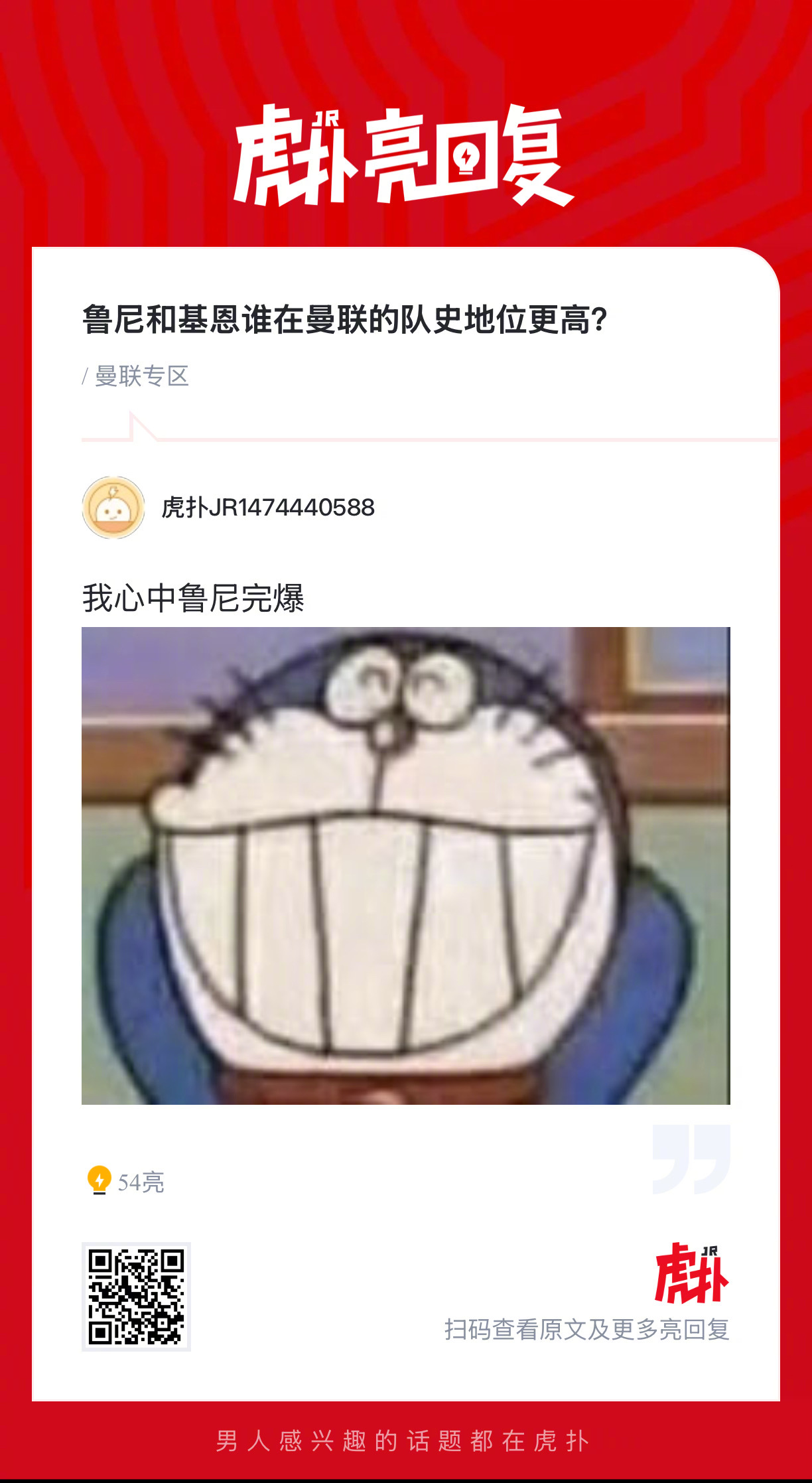 鲁尼和基恩谁在曼联的队史地位更高？ ​​​