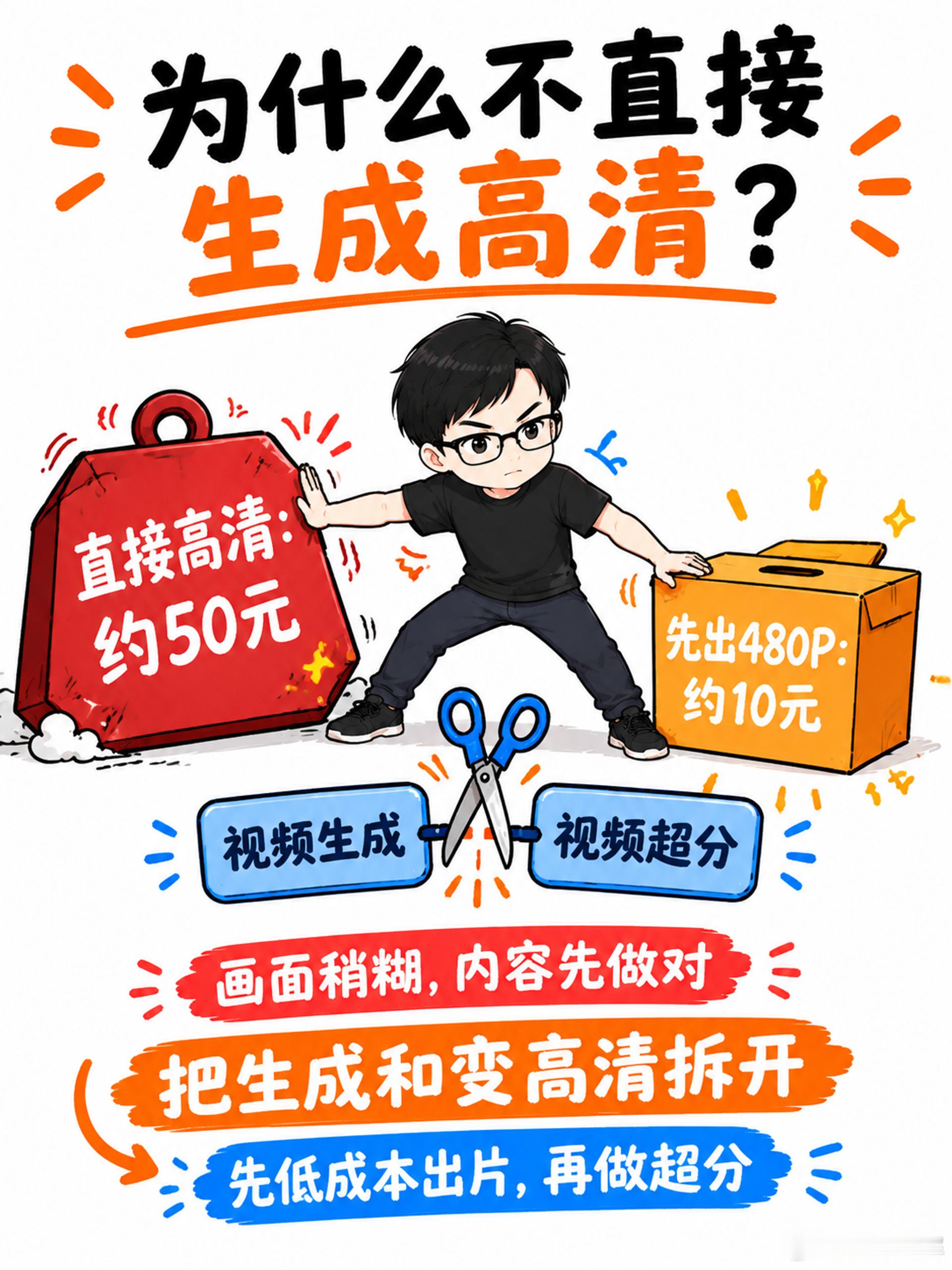 如何用AI把模糊的视频变清晰！#codex ##AI##视频变清晰# ​