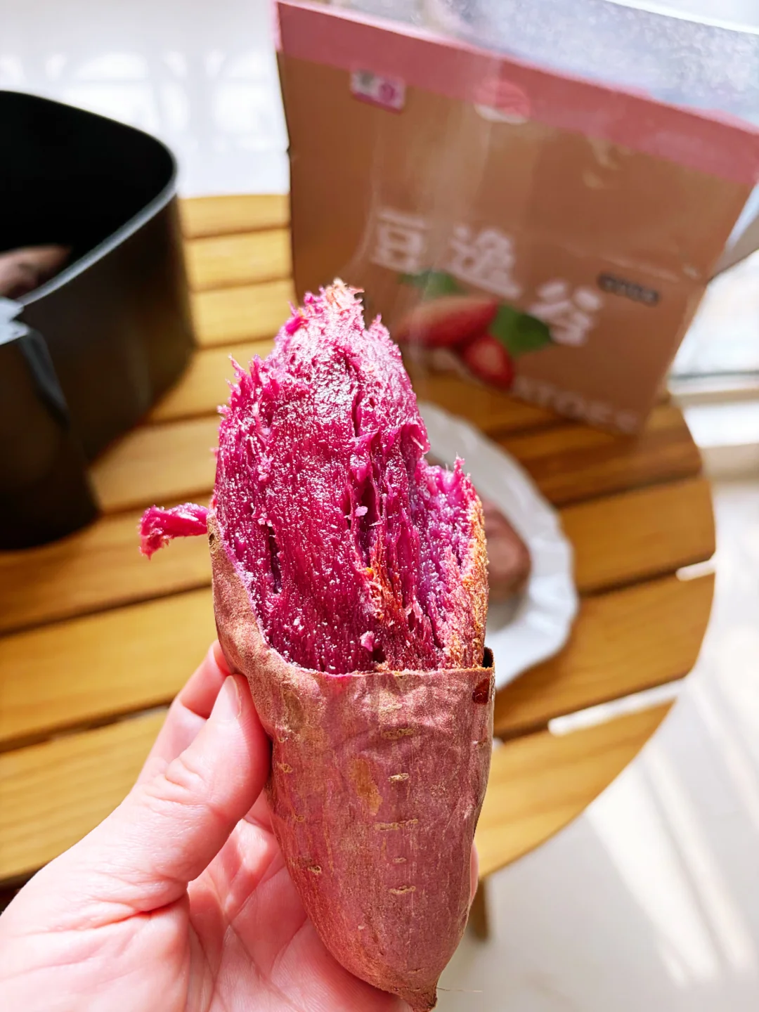 随手烤的一锅紫薯真的香哭了！！