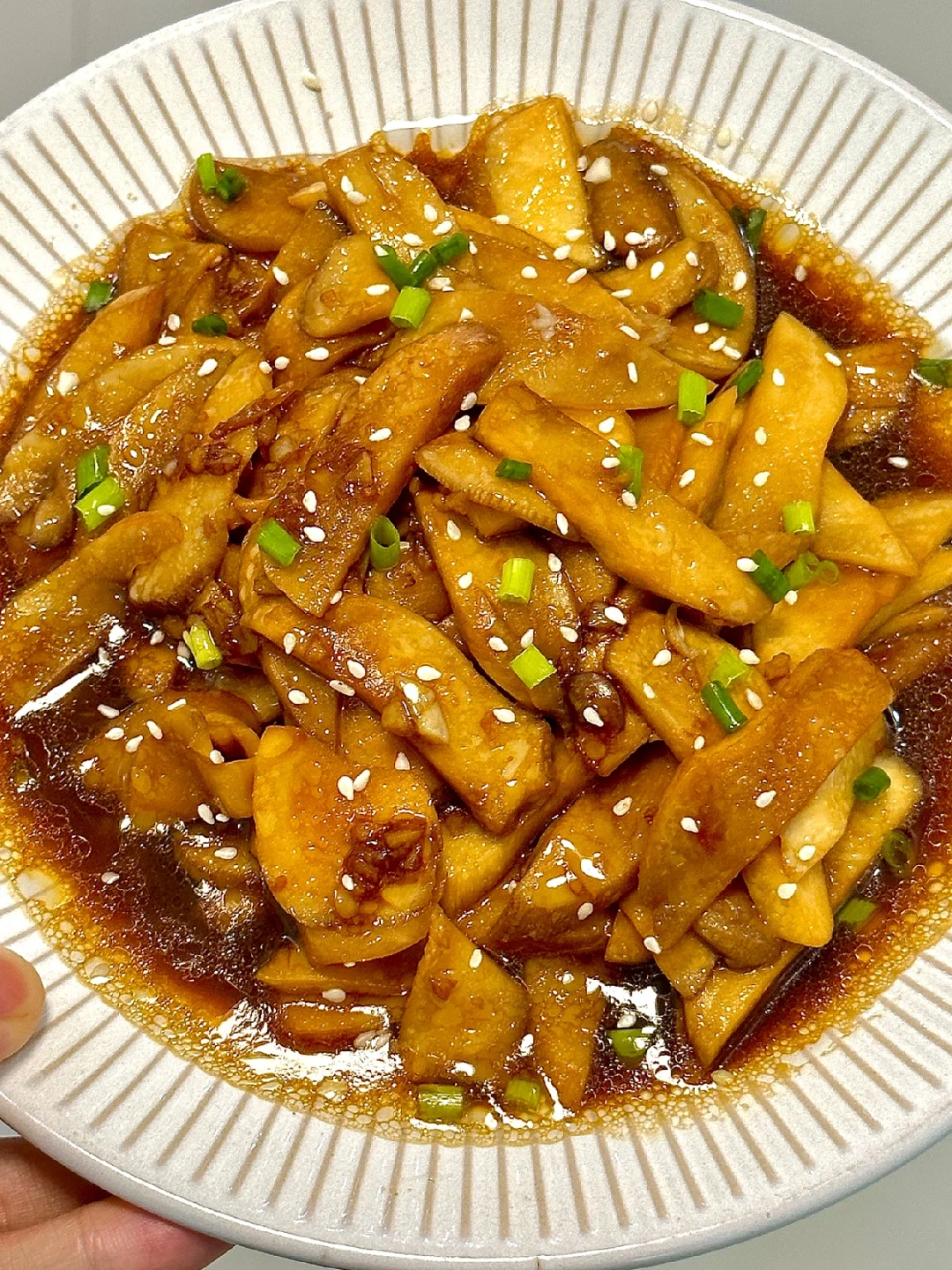 杏鲍菇这样做💯比肉还好吃！！超下饭~