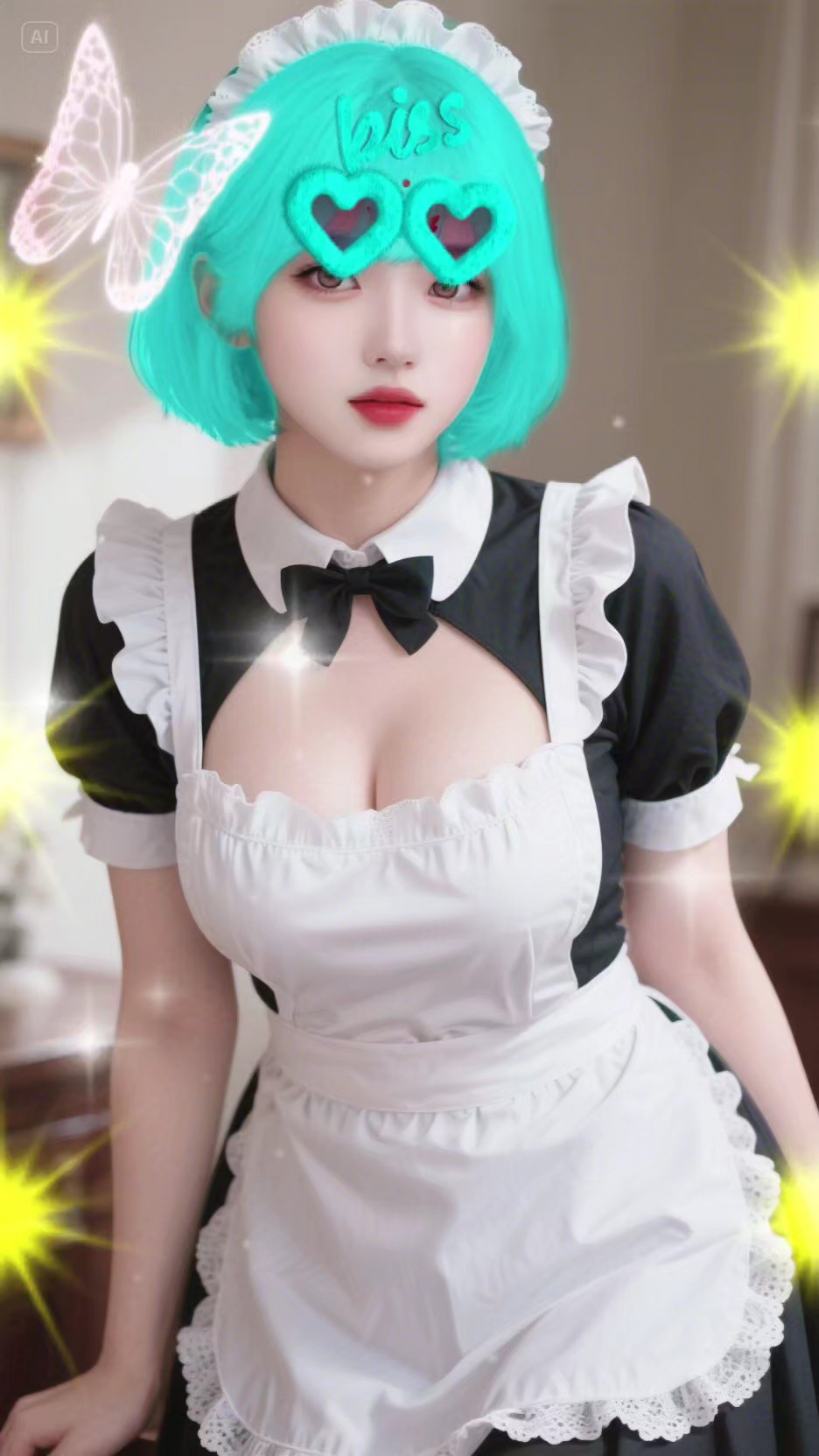 <p>美女写真 小清新写真 二次元 女仆装 少女感 <!--{img...