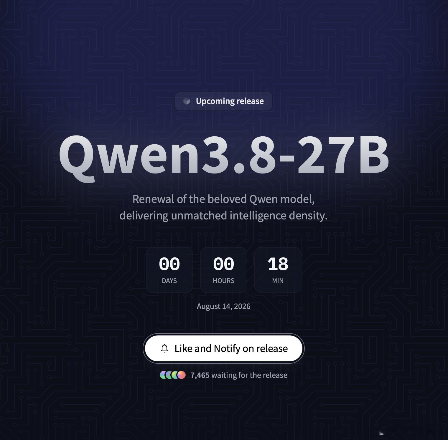 🚨急讯：Qwen3.8-27B 开源权重马上要来了！  刚刚千问官方...