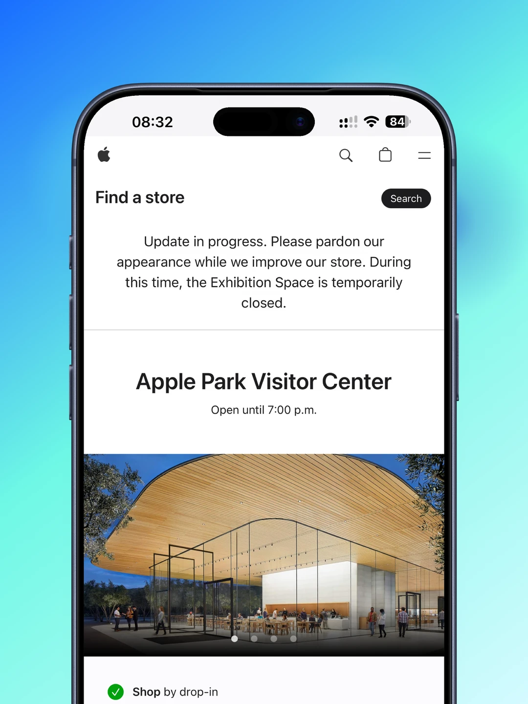 Apple Park访客中心升级改造，展览空间关闭