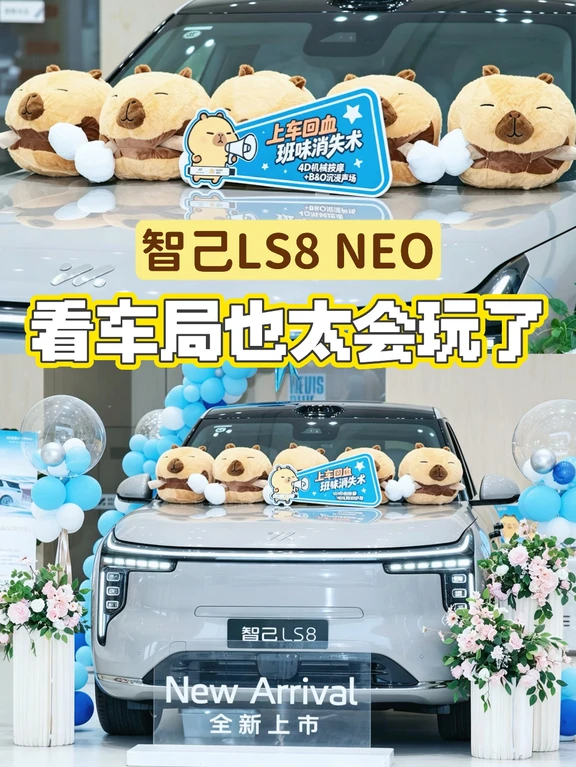 谁懂啊！智己LS8 NEO看车局也太会玩了😎