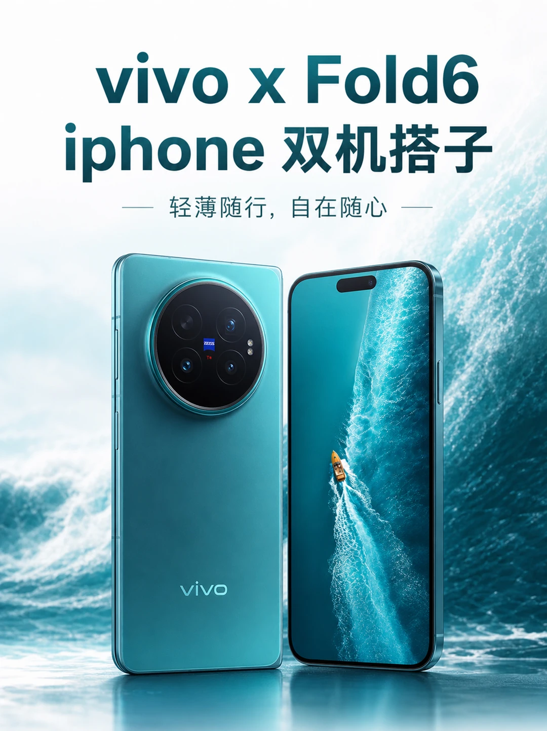 果粉办公神器！折叠屏完美适配iPhone