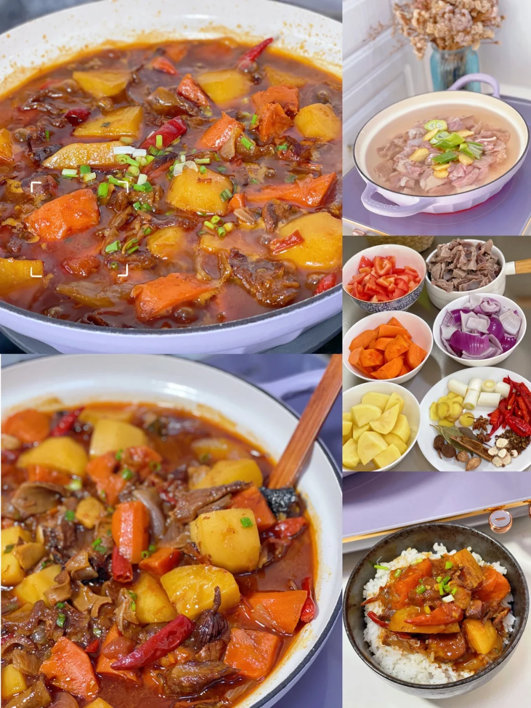 超级浓郁的番茄牛肉炖土豆无敌下饭