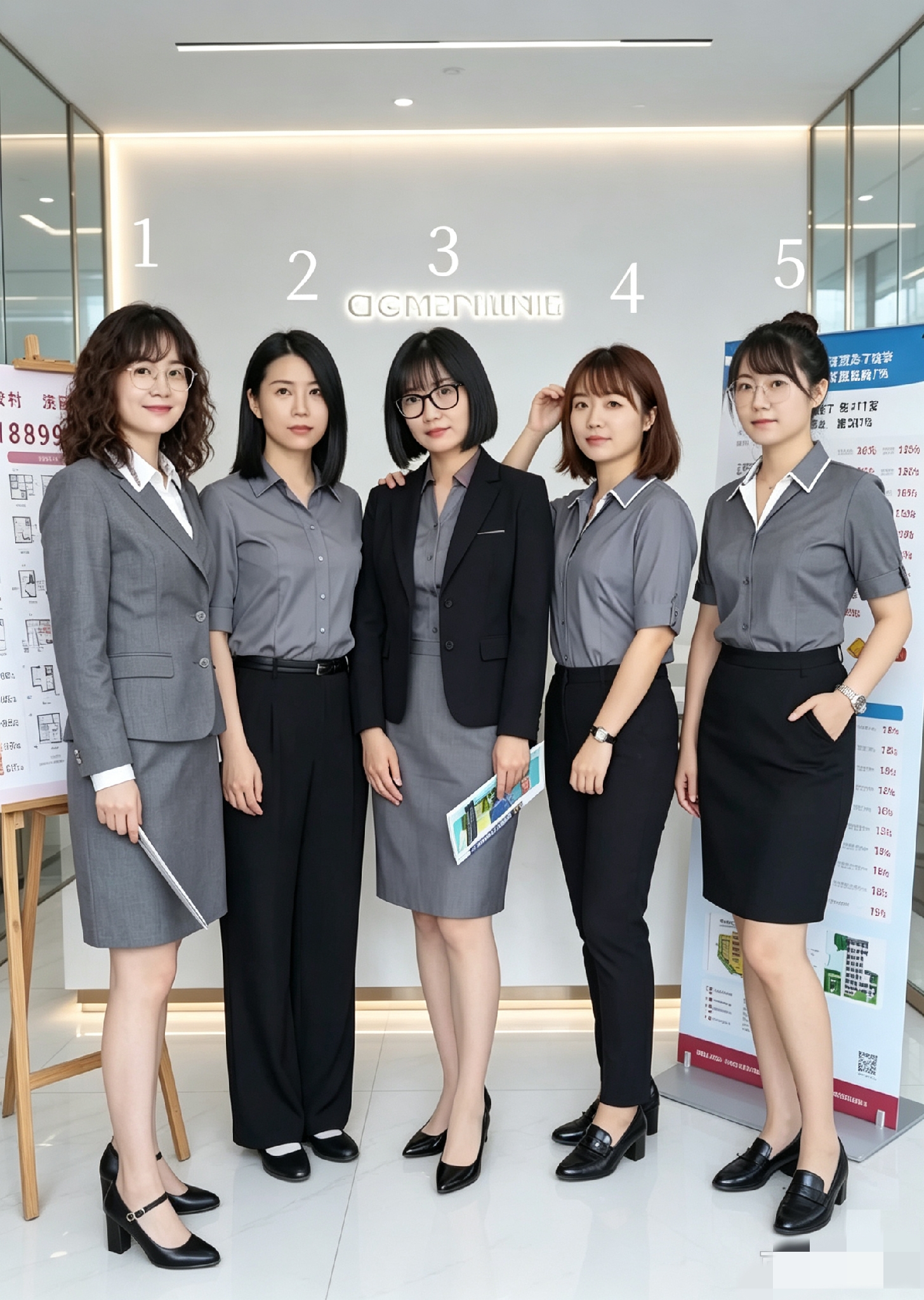看看你的审美，五位单身女同事，选一个结婚做老婆，你会选哪个？