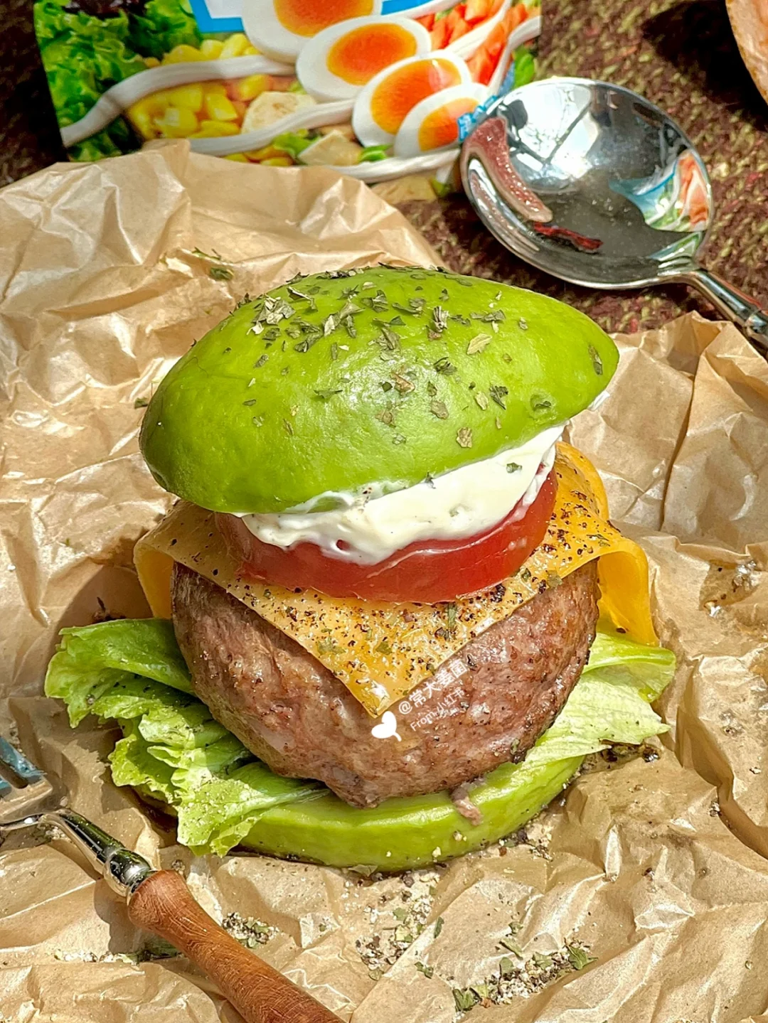 牛油果新吃法‼️🥑我称它“汉堡界卷王”！