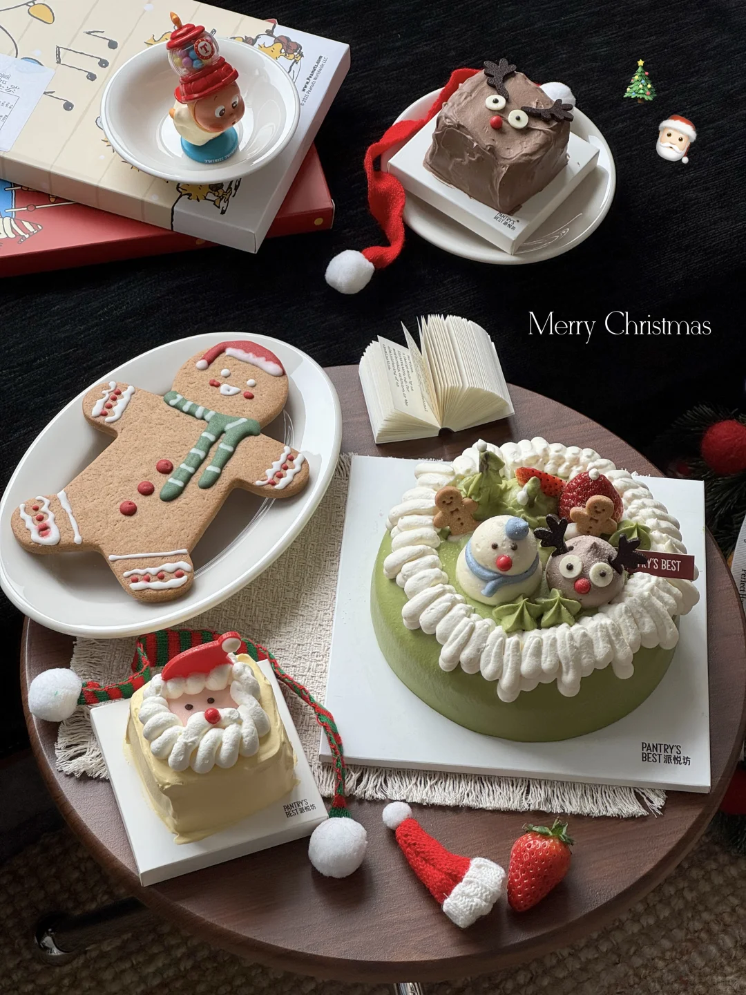我的圣诞小荡糕🎂