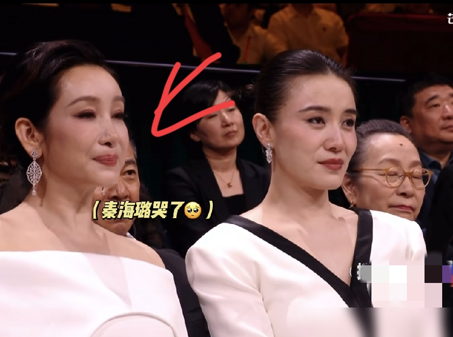 念出梅婷那一下，镜头扫过去，秦海璐眼眶已经红了。没绷住。
金鹰奖最佳女配，《生命树》里的张勤勤，梅婷拿了。台下宋佳、蒋欣全站起来了，但秦海璐的反应最扎人，她一边鼓掌一边抹泪，嘴抿得死紧。
这俩是中戏96级同班同学。快三十年了，从跑组面试到如今台上台下，中间隔了多少人走茶凉，她俩还在。
一个在台