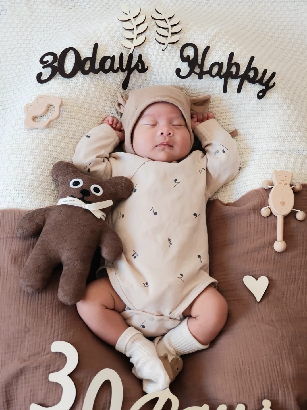 👶🏻宝宝满月照，在家20分钟就搞定
