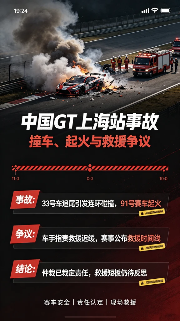 GT上海站，车手控诉与救援一些爆料。