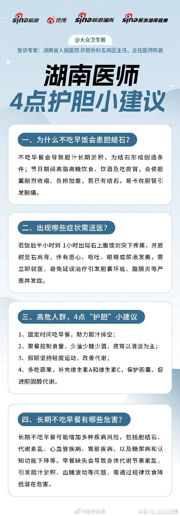 湖南24岁女生不吃早饭患胆结石