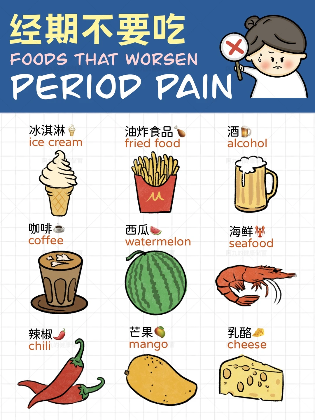 Foods That Worsen Period Pain