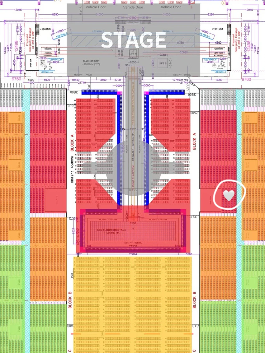 wish香港蹲vip座b14视角