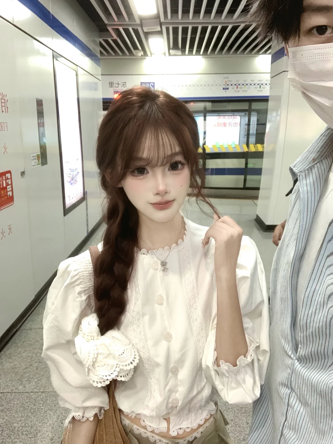 我女朋友今天真的超级漂亮啊！！！