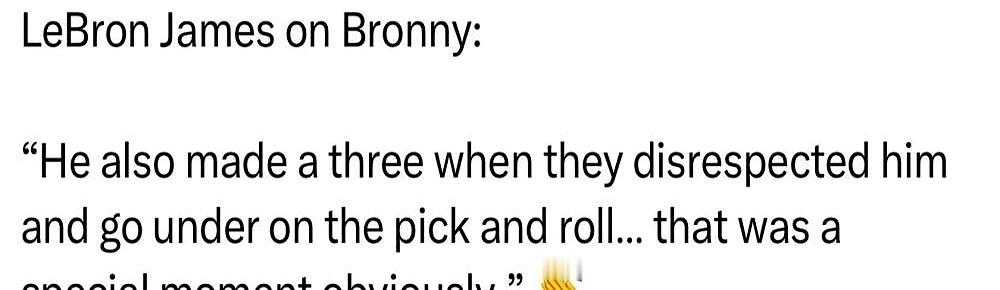 防守球员看到詹姆斯的儿子，竟然直接放空？    季后赛G3，火箭队就是...