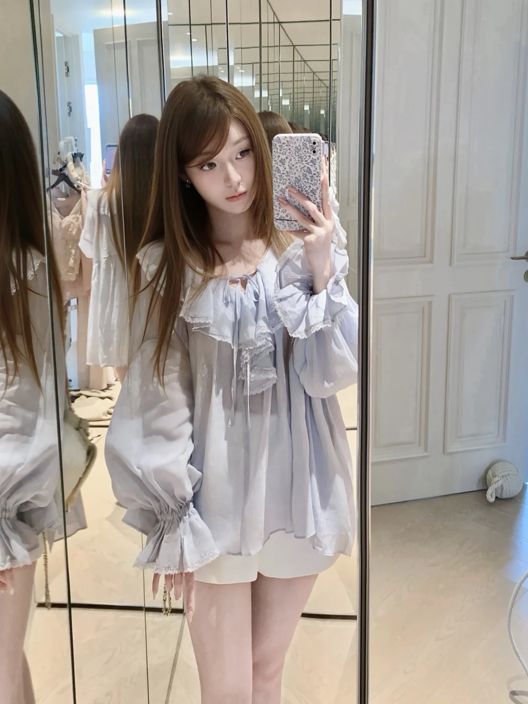 🩵薄荷奶蓝～好喜欢的初夏look🫶🏻