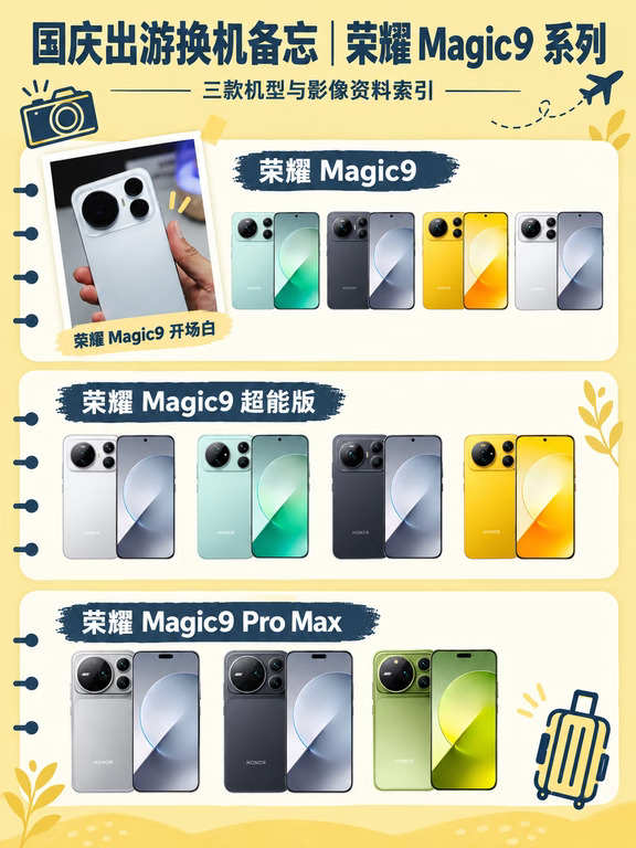 国庆换机前📌这份Magic9备忘录取好