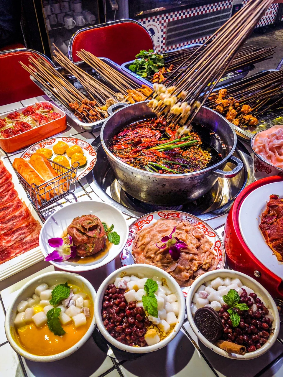 高颜值的串串❤️重庆一家颜值超高的串串