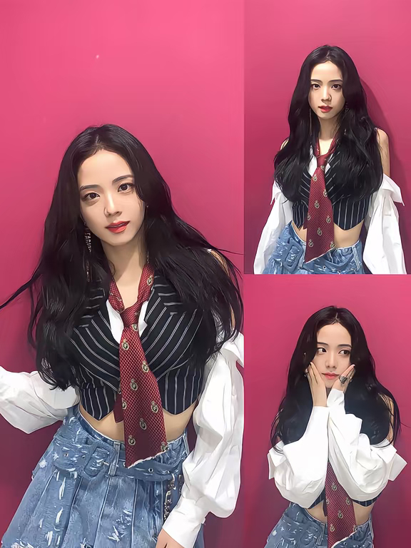 JISOO APP总结：
1️⃣金智秀说自己最瘦的时期是“lovesick girls”时期（2020年）
2️⃣金智秀说最喜欢的发色是红色（2019年）

3️⃣金智秀说最近在准备减肥，“穿衣服之前暂时把自己弄成那个样子”→倾向于有什么定制款，可以回想一下预热的绿裙子（正式看秀也不要掉链子了就穿预热款也没啥的拜托踩 ​