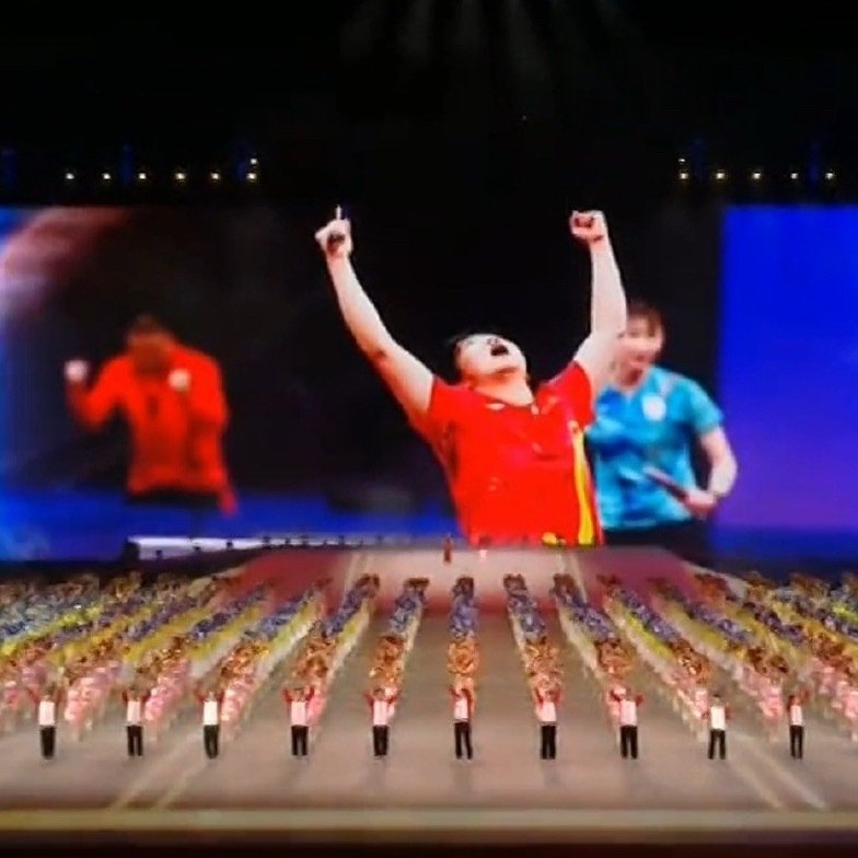 2023杭州亚运会独守全区的孙颖莎🇨🇳🏓👶 ​
