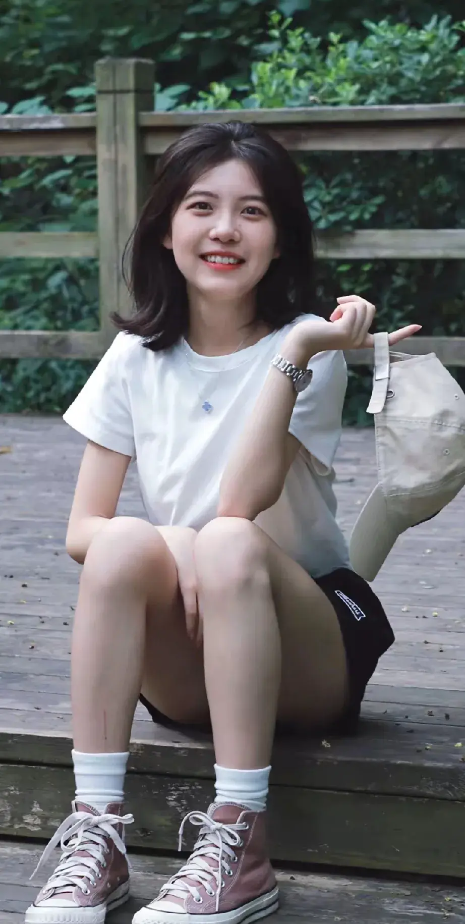 元气少女户外写真，清新自然，元气满满！