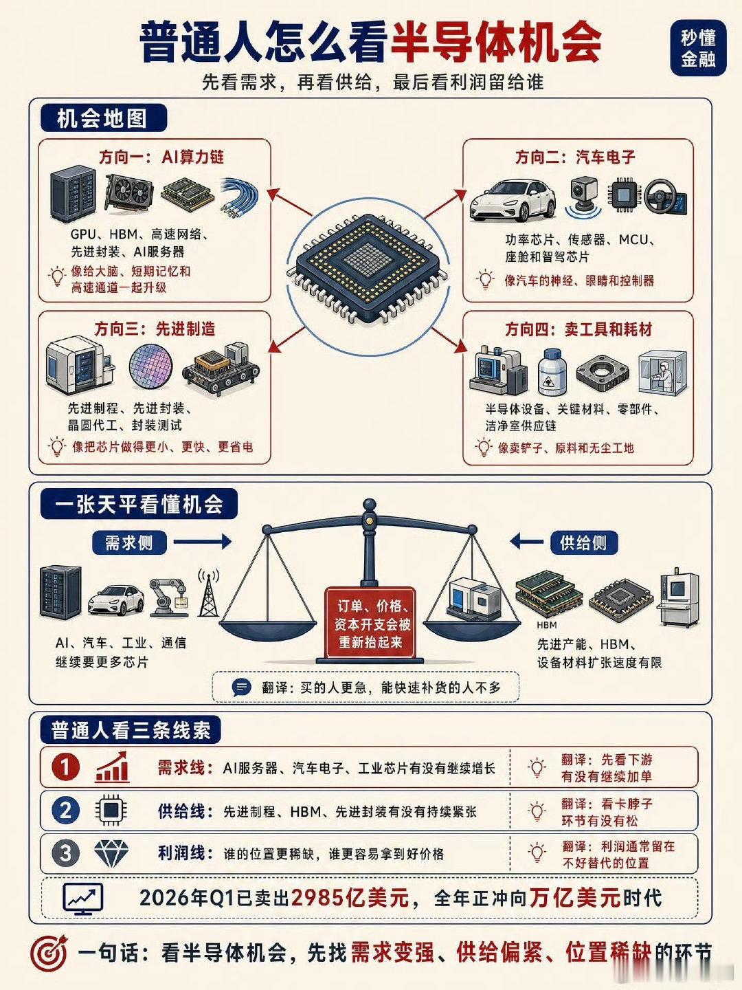 6张图秒懂半导体和芯片！普通人也能看懂的科技图解#小米18Pro首发骁龙2nm旗舰芯片# ​