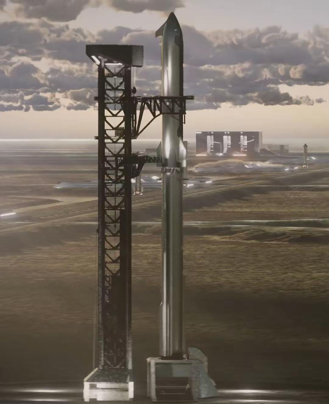 星舰14飞倒计时spacex星舰 spacex超重助推器 人类最强重型火箭试飞