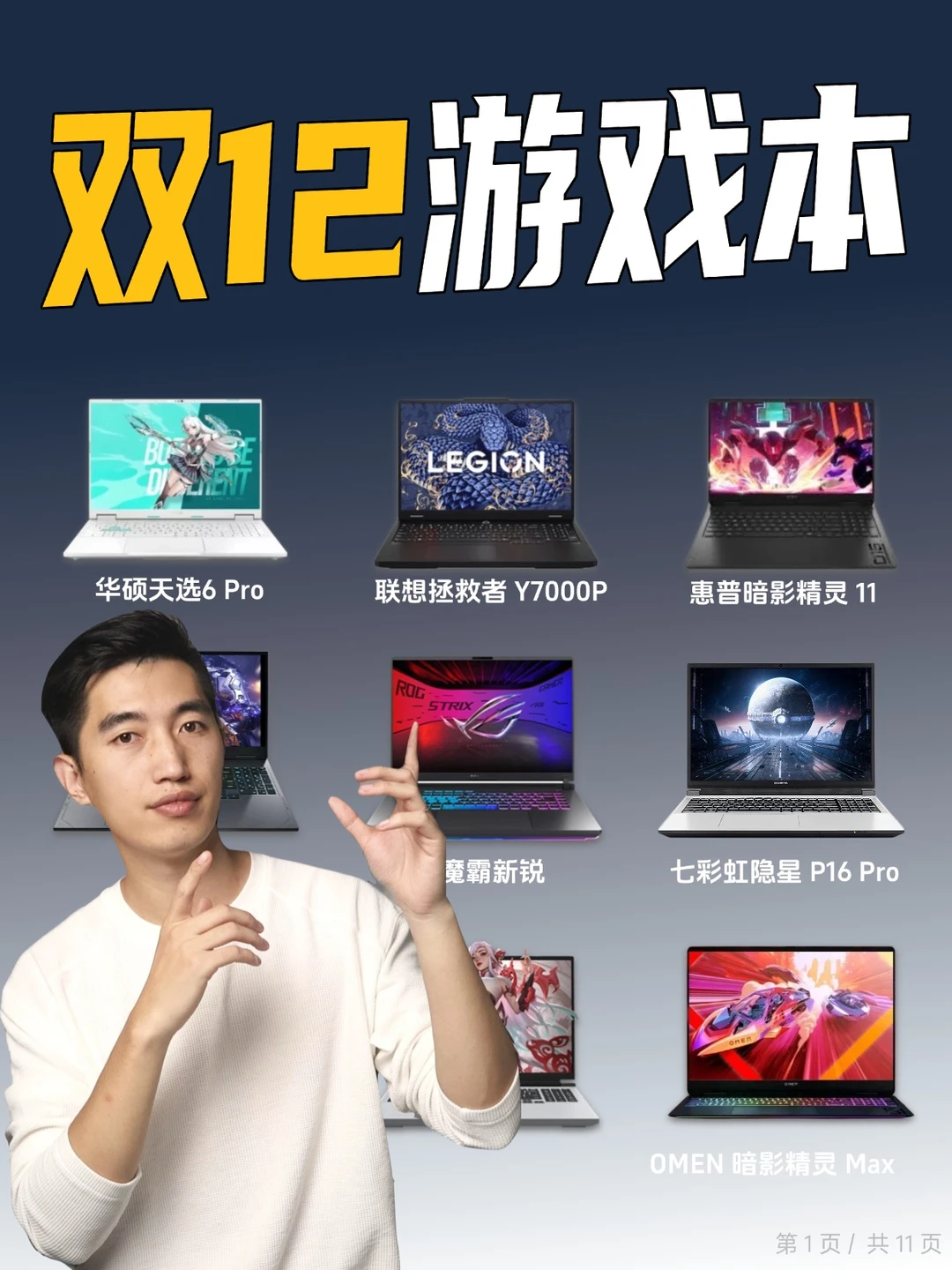 速速收藏，双12高性价比游戏本推荐❗️