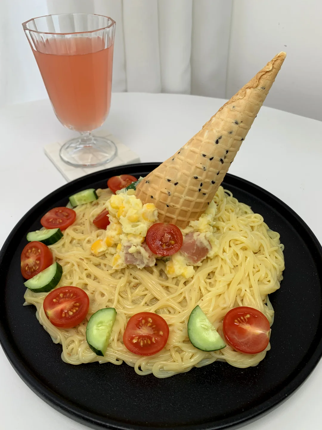 夏日神仙凉面✨冰淇淋土豆沙拉面！