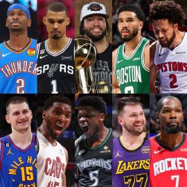 ESPN公布了2026-27赛季NBA球队实力榜，前十：<br /> ...